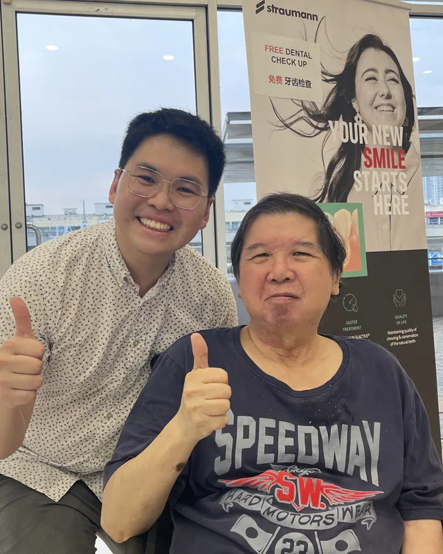 Ivory Dental team member with a patient