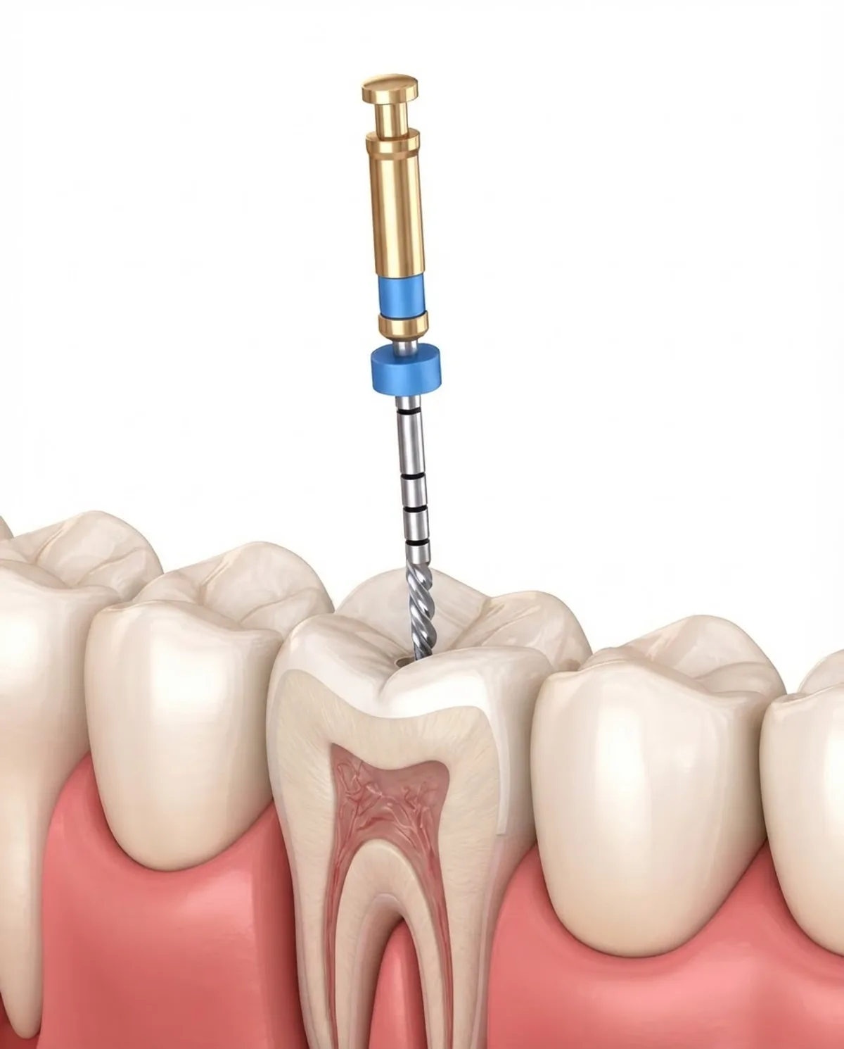 Root canal treatment illustration at Ivory Dental Kepong